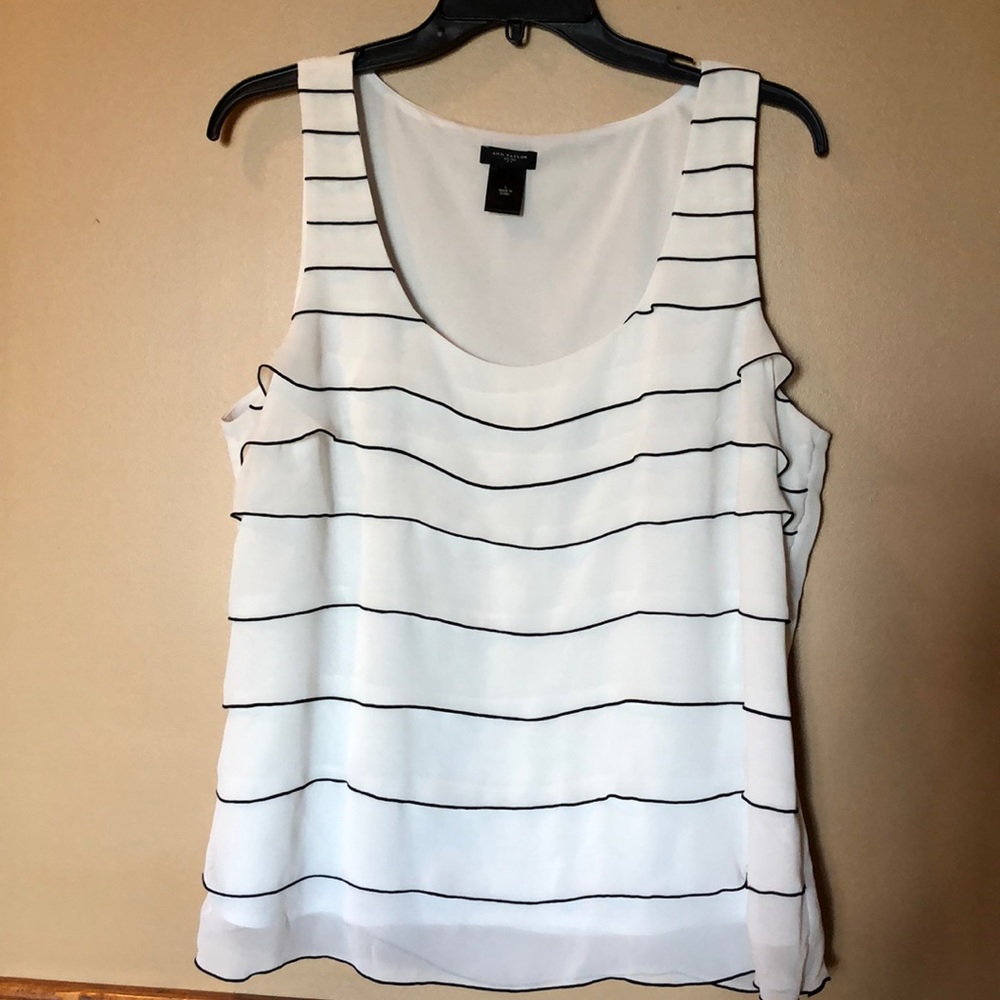 Ann Taylor sleeveless blouse